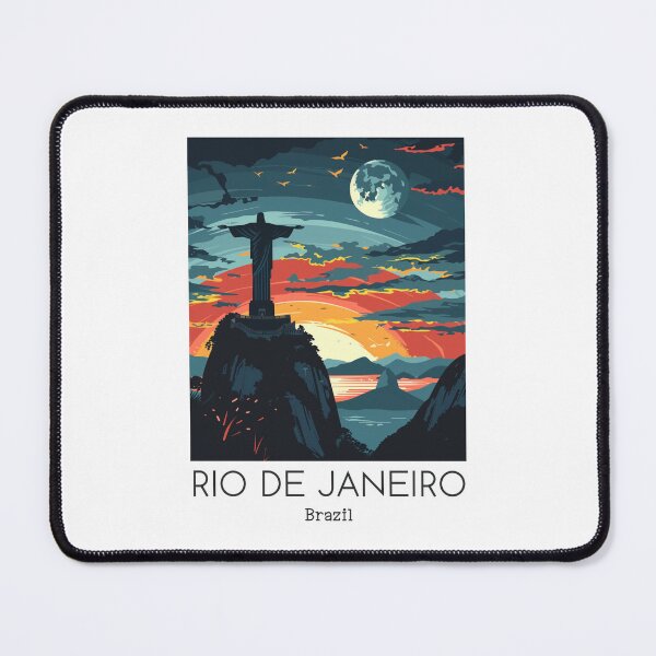Item preview, A Vintage Travel Illustration of Rio de Janeiro - Brazil designed and sold by GoodOldVintage.
