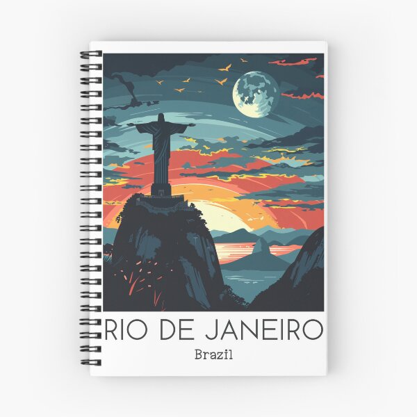 Item preview, A Vintage Travel Illustration of Rio de Janeiro - Brazil designed and sold by GoodOldVintage.