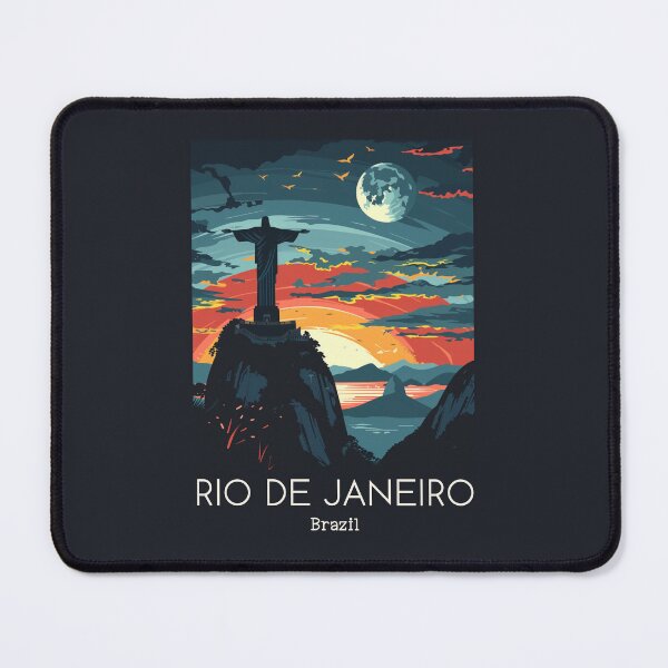 Item preview, A Vintage Travel Illustration of Rio de Janeiro - Brazil designed and sold by GoodOldVintage.