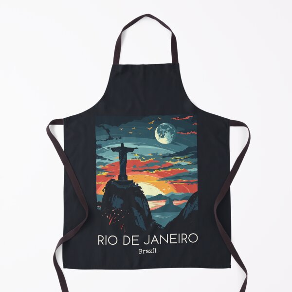 Item preview, A Vintage Travel Illustration of Rio de Janeiro - Brazil designed and sold by GoodOldVintage.