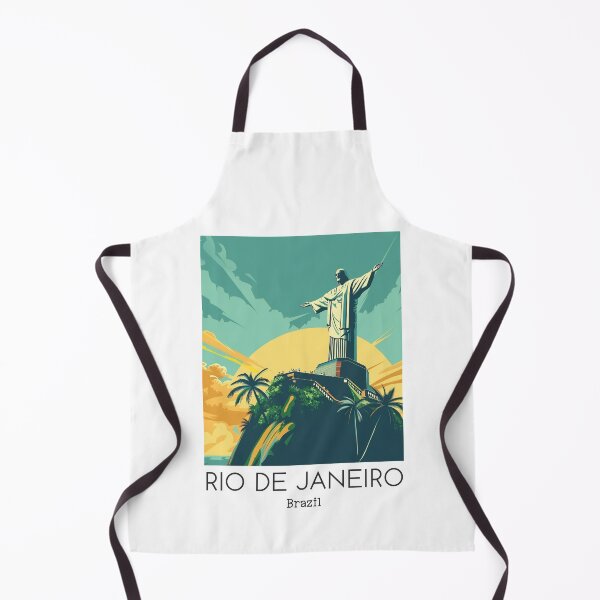 Item preview, A Vintage Travel Illustration of Rio de Janeiro - Brazil designed and sold by GoodOldVintage.