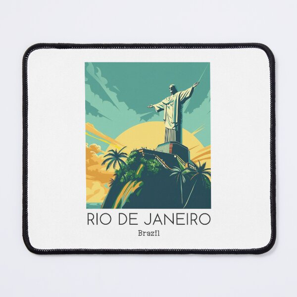 Item preview, A Vintage Travel Illustration of Rio de Janeiro - Brazil designed and sold by GoodOldVintage.