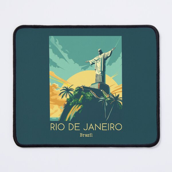 Item preview, A Vintage Travel Illustration of Rio de Janeiro - Brazil designed and sold by GoodOldVintage.
