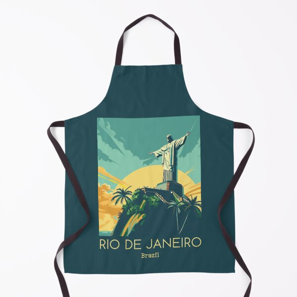 Item preview, A Vintage Travel Illustration of Rio de Janeiro - Brazil designed and sold by GoodOldVintage.