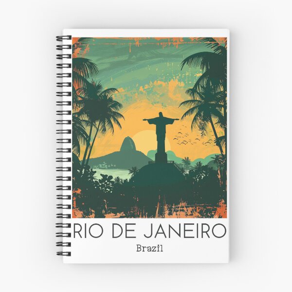 Item preview, A Vintage Travel Illustration of Rio de Janeiro - Brazil designed and sold by GoodOldVintage.
