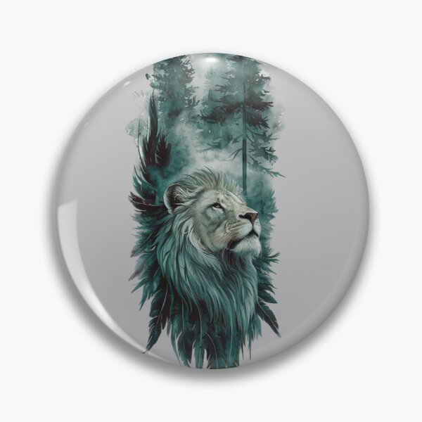 Item preview, Lion head that beautifully encapsulates the spirit of nature. designed and sold by 123ks.
