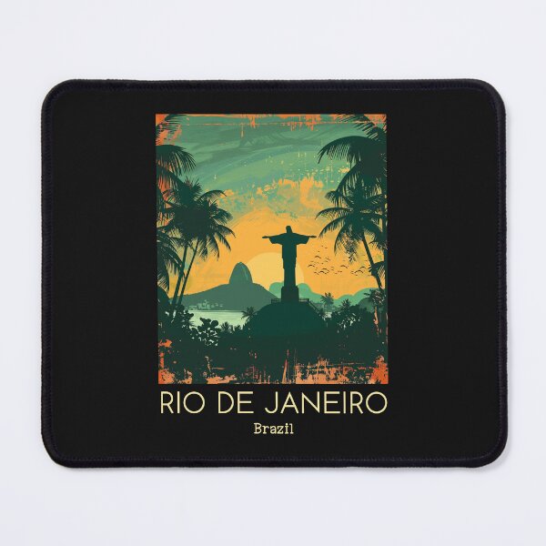 Item preview, A Vintage Travel Illustration of Rio de Janeiro - Brazil designed and sold by GoodOldVintage.