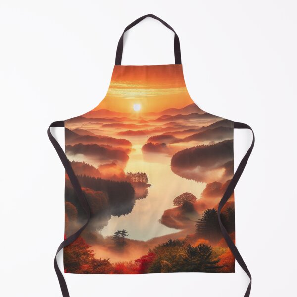 Item preview, Oriental Sunset Landscape designed and sold by DeeCeeFashion.