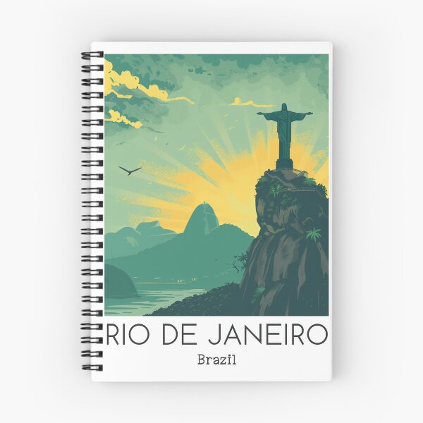 Item preview, A Vintage Travel Illustration of Rio de Janeiro - Brazil designed and sold by GoodOldVintage.