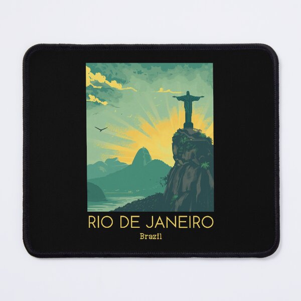 Item preview, A Vintage Travel Illustration of Rio de Janeiro - Brazil designed and sold by GoodOldVintage.