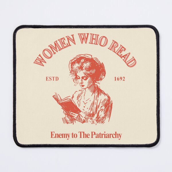 Item preview, Women who read: Enemy to The Patriarchy Red designed and sold by madilafemina.