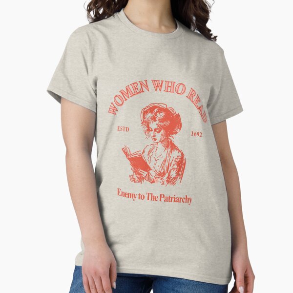 Vista previa del artículo con la obra «Mujeres que leen: Enemigo del Patriarcado Rojo», diseñado y vendido por madilafemina.