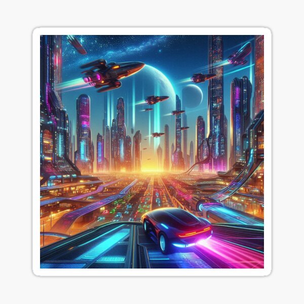 Item preview, Neon Metropolis designed and sold by kyxur.
