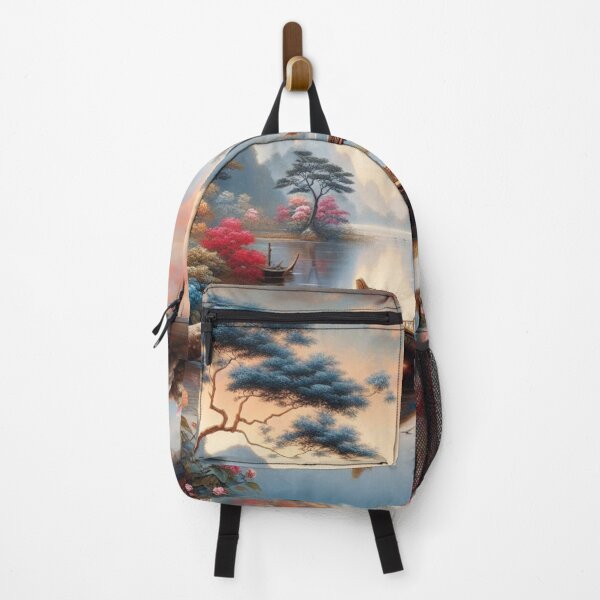 Item preview, Oriental Chinese Floral Landscape designed and sold by DeeCeeFashion.