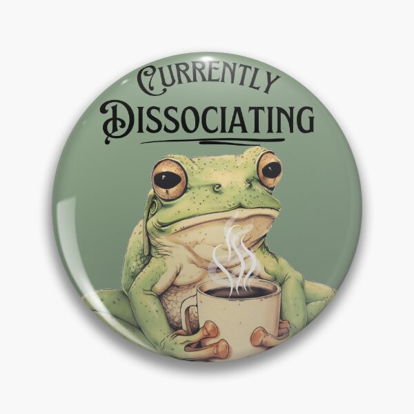 Item preview, Dissociating Frog with Coffee designed and sold by HippieShackAL.