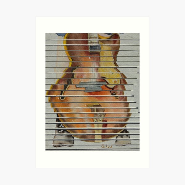 Guitar Art Print