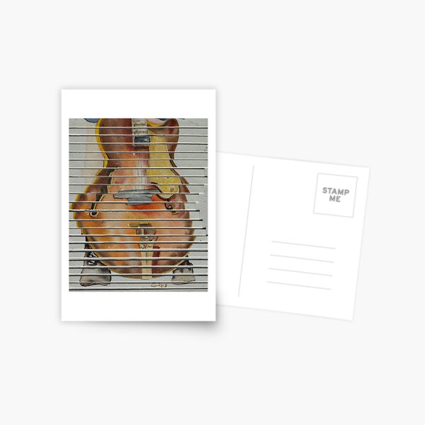 Guitar Postcard