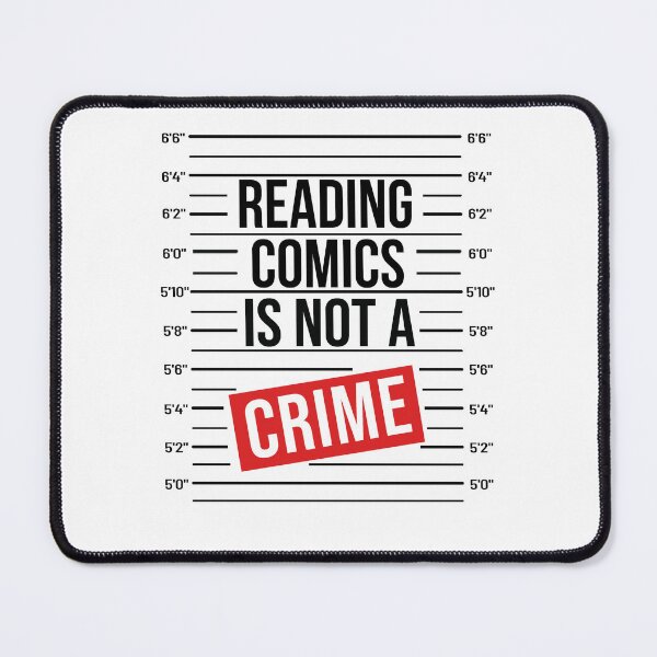 Item preview, Reading Comics Is Not a Crime - Funny Gift For Comics Fans designed and sold by ArtYourStyle.