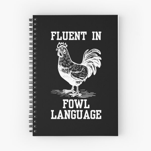 Item preview, Fluent In Fowl Language designed and sold by RedPumpFlash.