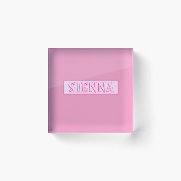 Item preview, Sienna Girl Name Pink designed and sold by Monika Howarth.