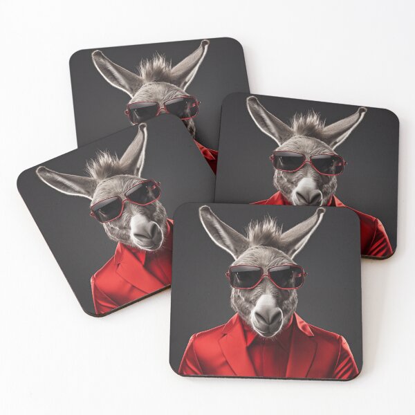 Item preview, Donkey Dapper: Cool and Kicking, Funny  designed and sold by MonicaGoDesign.