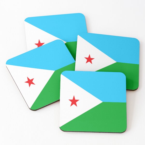 Item preview, Republic of Djibouti national flag in the Horn of Africa designed and sold by Peter Etchells.