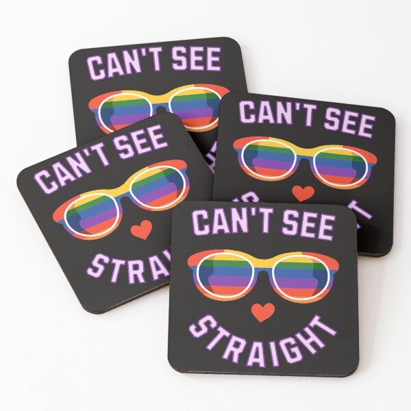Item preview, Can't See Straight: Celebrate Pride with Vibrant Style! designed and sold by elynne9.