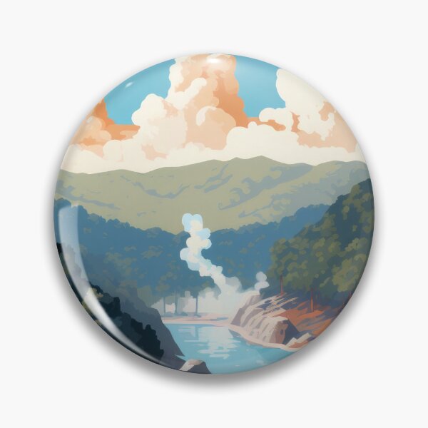 Item preview, Hot Spring National Park designed and sold by WanderlustArtsy.