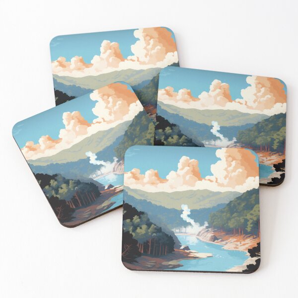 Item preview, Hot Spring National Park designed and sold by WanderlustArtsy.