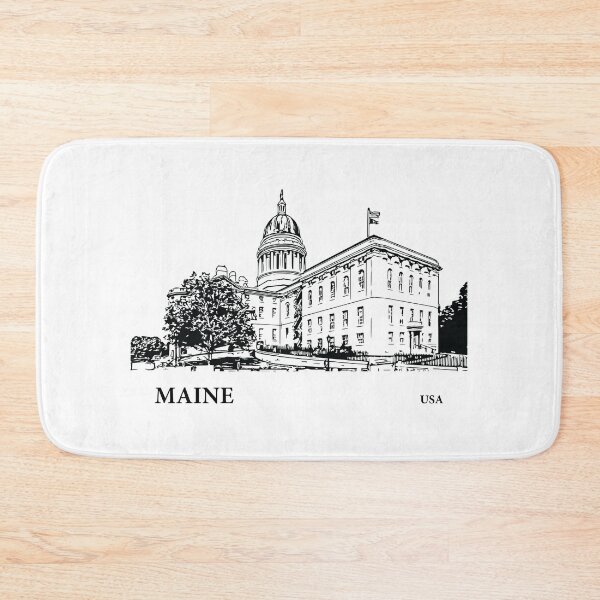 Item preview, Maine State USA designed and sold by Lakeric Cityscapes.
