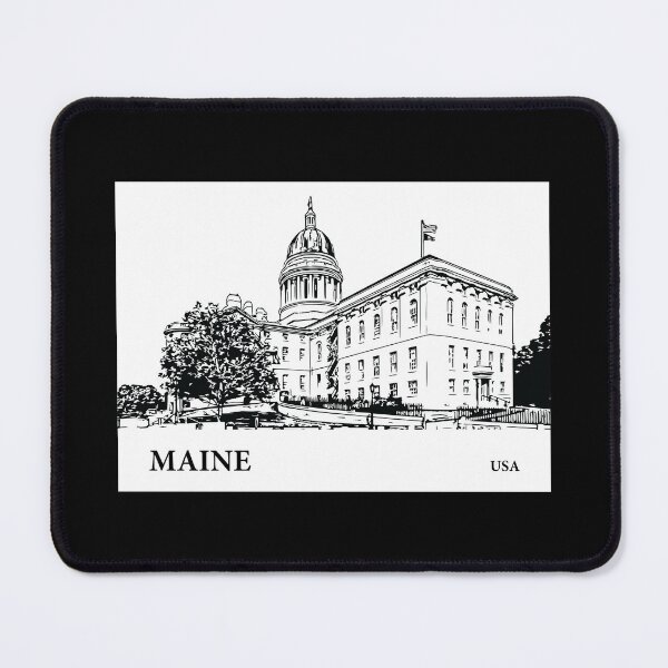 Item preview, Maine State USA designed and sold by Lakeric Cityscapes.
