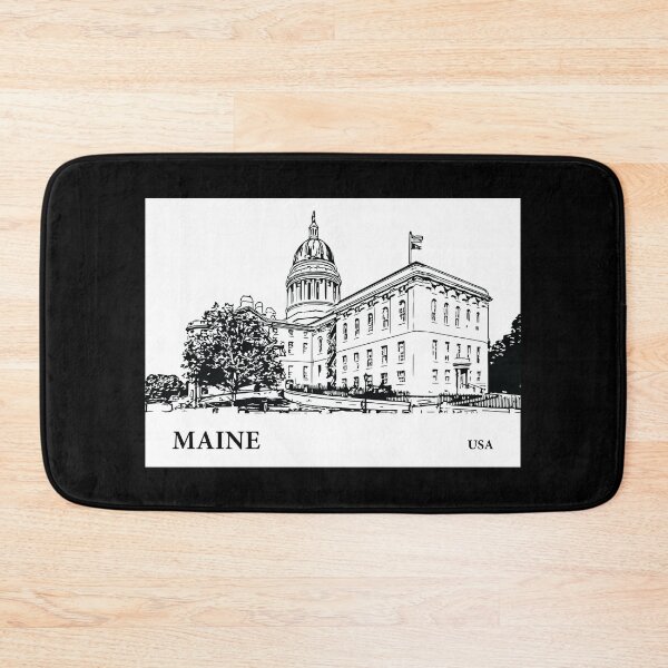 Item preview, Maine State USA designed and sold by Lakeric Cityscapes.