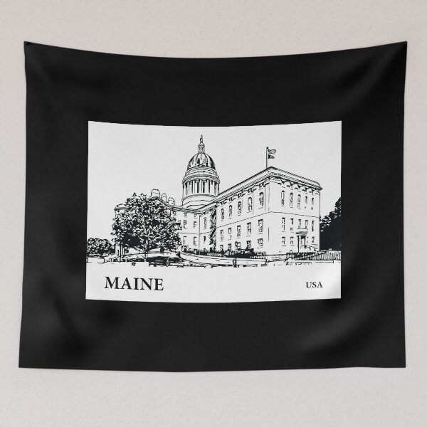 Item preview, Maine State USA designed and sold by Lakeric Cityscapes.