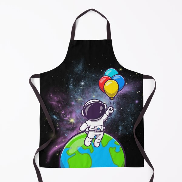Item preview, Astronaut floating with Balloons designed and sold by RedPumpFlash.