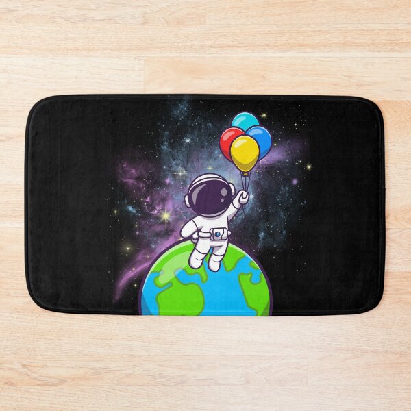 Item preview, Astronaut floating with Balloons designed and sold by RedPumpFlash.