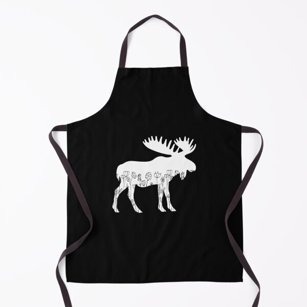 Item preview, Cute Moose Lover Animal Flowers Floral  designed and sold by RareBunny.