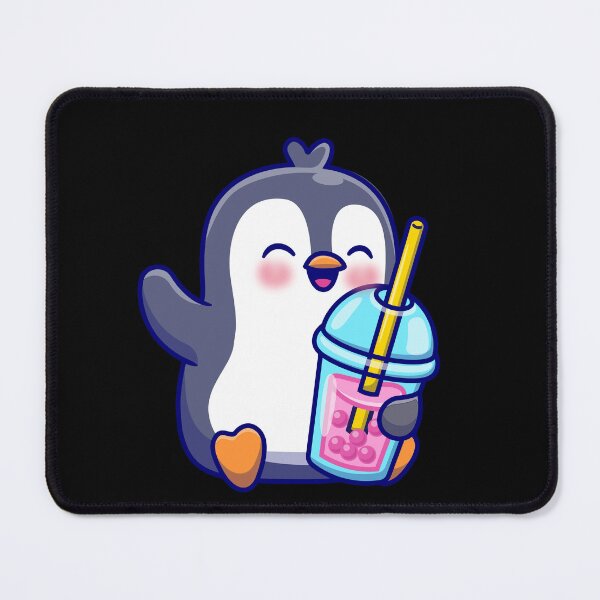 Item preview, Cute Penguin Drinking Smoothie designed and sold by Kaidynz.