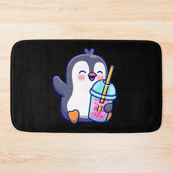 Item preview, Cute Penguin Drinking Smoothie designed and sold by Kaidynz.