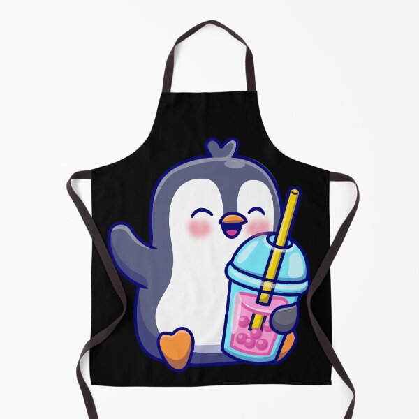 Item preview, Cute Penguin Drinking Smoothie designed and sold by Kaidynz.