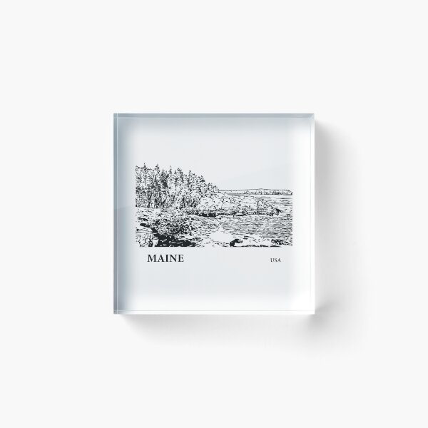 Item preview, Maine USA designed and sold by Lakeric Cityscapes.