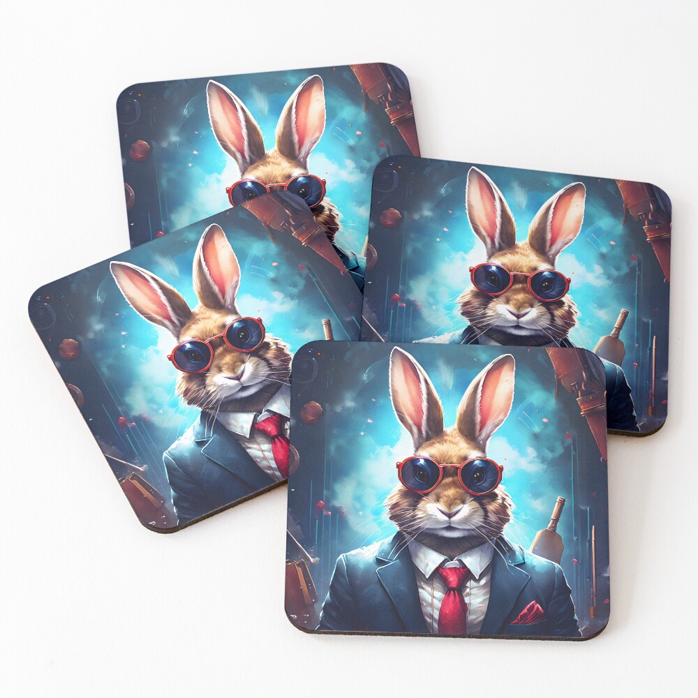 Item preview, Coasters (Set of 4) designed and sold by Jambonfromage.
