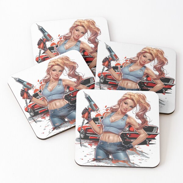 Item preview, sexy mechanic woman designed and sold by javierparra.