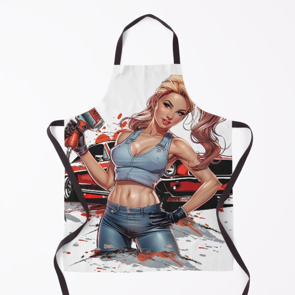 Item preview, sexy mechanic woman designed and sold by javierparra.
