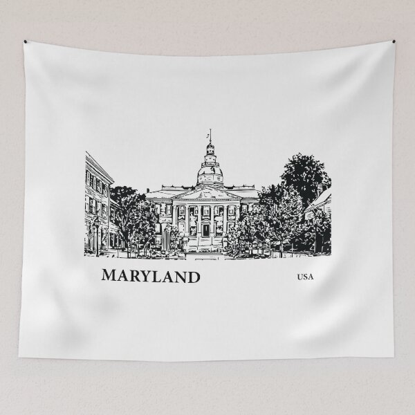 Item preview, Maryland State USA designed and sold by Lakeric Cityscapes.