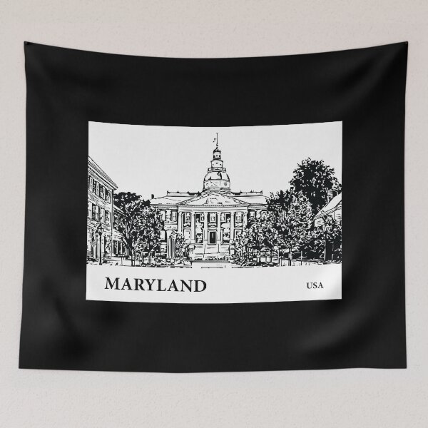 Item preview, Maryland State USA designed and sold by Lakeric Cityscapes.