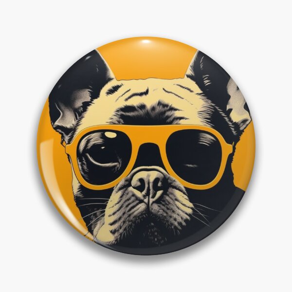 Item preview, Frenchie French Bulldog in Yellow designed and sold by luvandsocial.