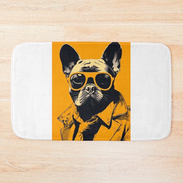 Item preview, Frenchie French Bulldog in Yellow designed and sold by luvandsocial.