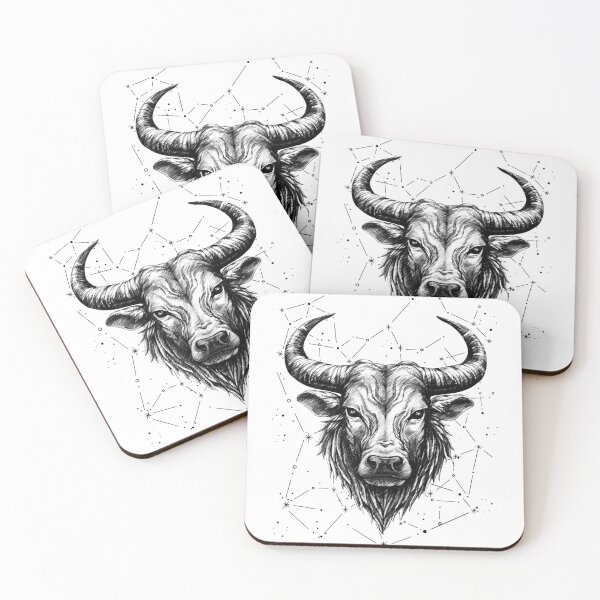Item preview, Taurus zodiac sign astrology taurus sketch designed and sold by Szkicerka.
