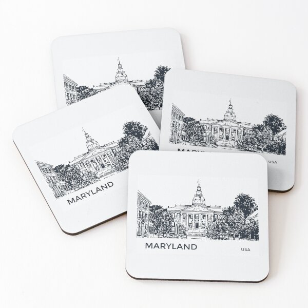 Item preview, Maryland State USA designed and sold by Lakeric Cityscapes.