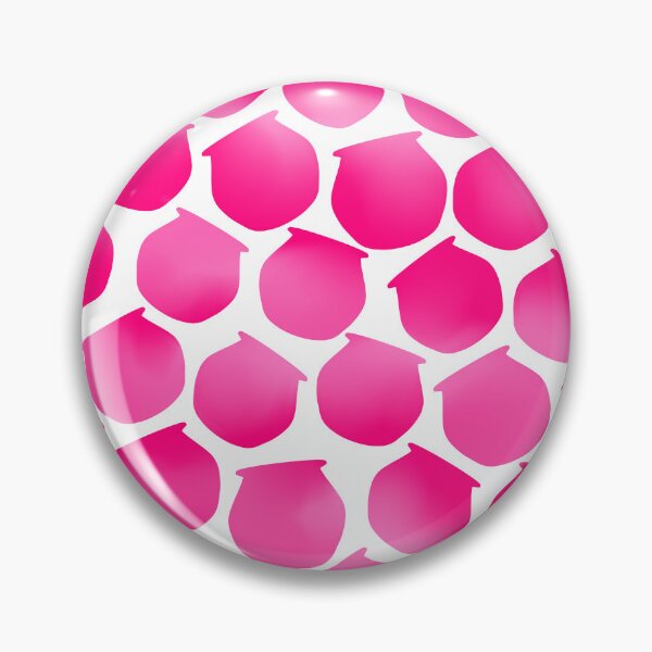 Item preview, ceramic clay pots artist love and play with clay cute pink pattern and stickers pack of 6 designed and sold by DesignYourWaystore.